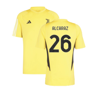 2023-2024 Juventus Training Shirt (Bold Gold) (Alcaraz 26)