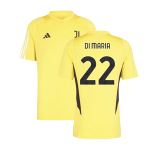 2023-2024 Juventus Training Shirt (Bold Gold) (DI MARIA 22)