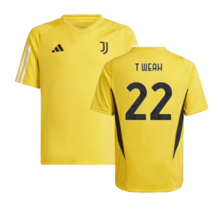 2023-2024 Juventus Training Shirt (Bold Gold) - Kids (T Weah 22)