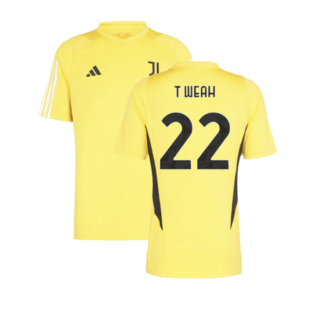 2023-2024 Juventus Training Shirt (Bold Gold) (T Weah 22)