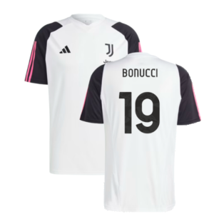 2023-2024 Juventus Training Shirt (White) (BONUCCI 19)