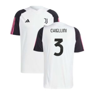 2023-2024 Juventus Training Shirt (White) (CHIELLINI 3)
