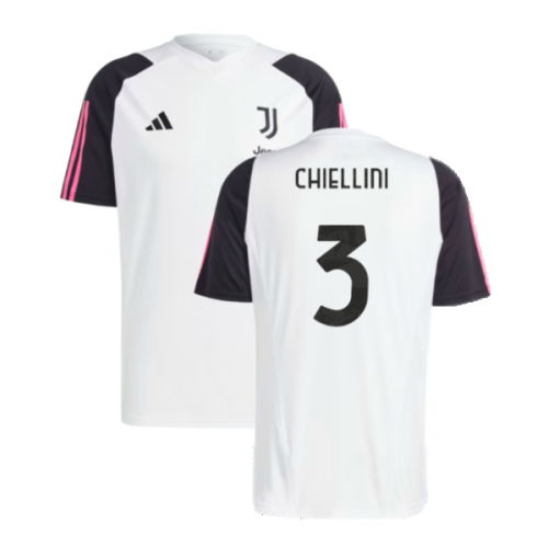 2023-2024 Juventus Training Shirt (White) (CHIELLINI 3)