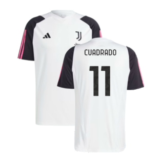 2023-2024 Juventus Training Shirt (White) (CUADRADO 11)