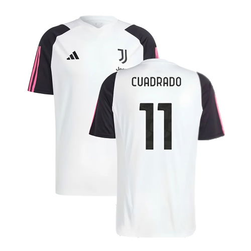 2023-2024 Juventus Training Shirt (White) (CUADRADO 11)