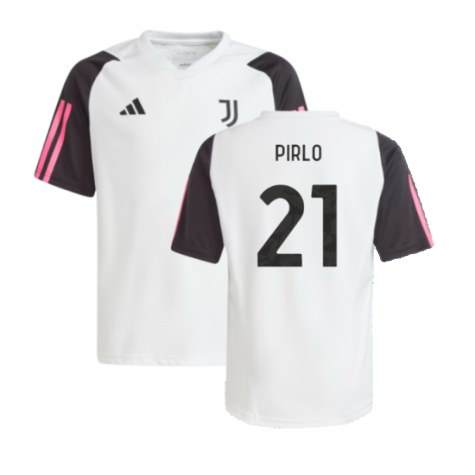 2023-2024 Juventus Training Shirt (White) - Kids (PIRLO 21)