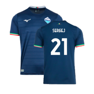 2023-2024 Lazio Away Shirt (Kids) (Sergej 21)