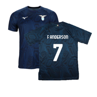 2023-2024 Lazio Pre-Match Jersey (Navy) (F Anderson 7)