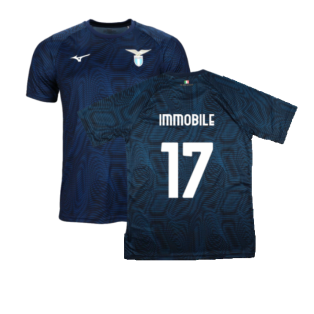 2023-2024 Lazio Pre-Match Jersey (Navy) (Immobile 17)
