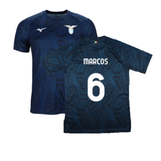 2023-2024 Lazio Pre-Match Jersey (Navy) (Marcos 6)
