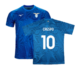 2023-2024 Lazio Pre-Match Jersey (Royal) (Crespo 10)