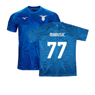 2023-2024 Lazio Pre-Match Jersey (Royal) (Marusic 77)