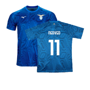 2023-2024 Lazio Pre-Match Jersey (Royal) (Nedved 11)