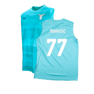 2023-2024 Lazio Sleeveless Training Shirt (Azure) (Marusic 77)