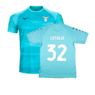 2023-2024 Lazio Training Shirt (Azure) (Cataldi 32)