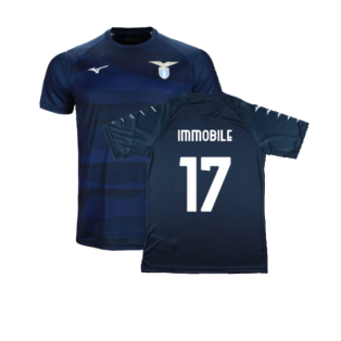2023-2024 Lazio Training Shirt (Navy) (Immobile 17)