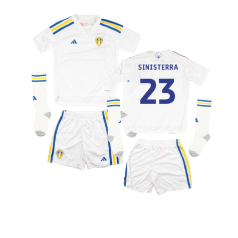 2023-2024 Leeds United Home Mini Kit (SINISTERRA 23)