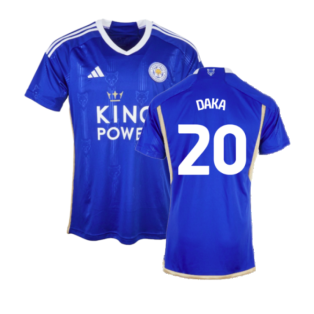 2023-2024 Leicester City Home Shirt (Daka 20)