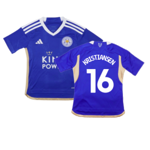 2023-2024 Leicester City Home Shirt (Kids) (Kristiansen 16)