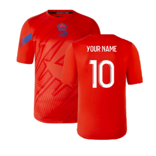 2023-2024 Lille LOSC Lightweight Tee (Red) (Your Name)