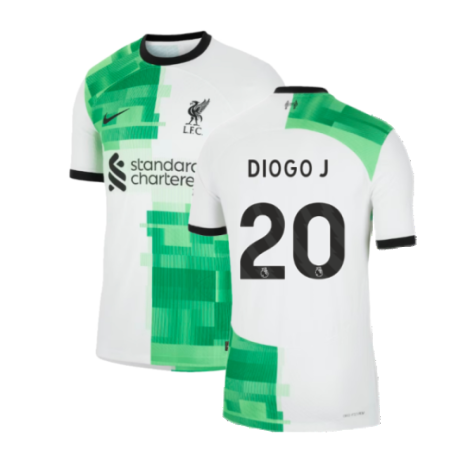2023-2024 Liverpool Away Authentic Shirt (Diogo J 20)