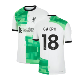 2023-2024 Liverpool Away Authentic Shirt (Gakpo 18)