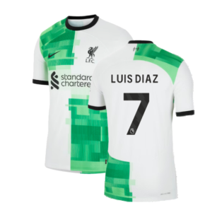 2023-2024 Liverpool Away Authentic Shirt (Luis Diaz 7)