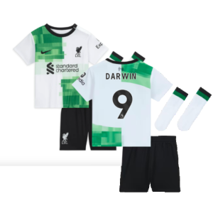 2023-2024 Liverpool Away Infant Baby Kit (Darwin 9)