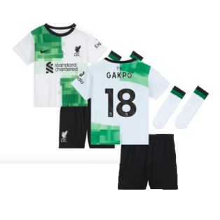 2023-2024 Liverpool Away Infant Baby Kit (Gakpo 18)