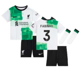 2023-2024 Liverpool Away Little Boys Mini Kit (Fabinho 3)
