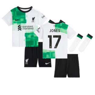 2023-2024 Liverpool Away Little Boys Mini Kit (Jones 17)
