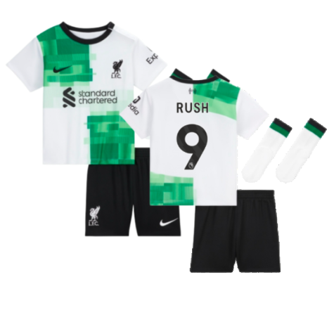 2023-2024 Liverpool Away Little Boys Mini Kit (Rush 9)