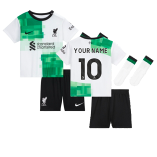 2023-2024 Liverpool Away Little Boys Mini Kit (Your Name)