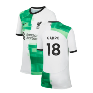 2023-2024 Liverpool Away Shirt (Kids) (Gakpo 18)