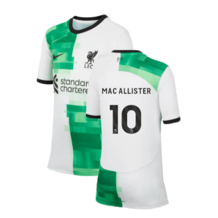 2023-2024 Liverpool Away Shirt (Kids) (Mac Allister 10)
