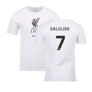 2023-2024 Liverpool Crest Tee (White) (Dalglish 7)