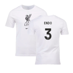 2023-2024 Liverpool Crest Tee (White) (Endo 3)
