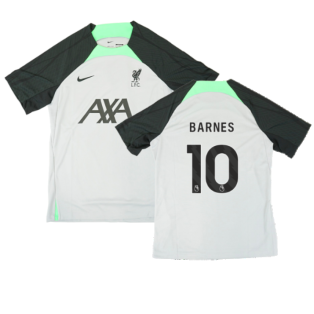 2023-2024 Liverpool Dri-Fit Strike Training Shirt (Grey) (Barnes 10)