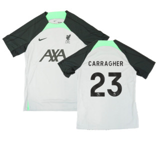 2023-2024 Liverpool Dri-Fit Strike Training Shirt (Grey) (Carragher 23)