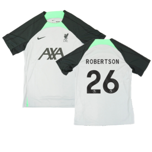 2023-2024 Liverpool Dri-Fit Strike Training Shirt (Grey) (Robertson 26)
