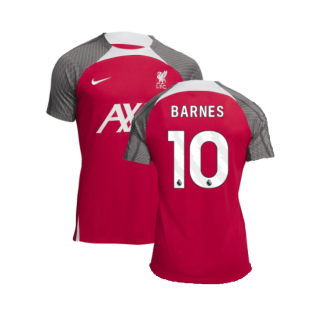 2023-2024 Liverpool Dri-Fit Strike Training Shirt (Red) (Barnes 10)