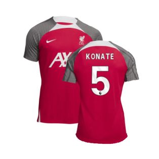 2023-2024 Liverpool Dri-Fit Strike Training Shirt (Red) (Konate 5)