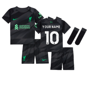 2023-2024 Liverpool Home Goalkeeper Infant Baby Kit
