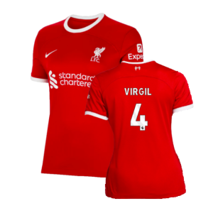2023-2024 Liverpool Home Shirt (Ladies) (Virgil 4)
