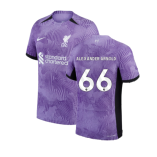 2023-2024 Liverpool Third Authentic Match Shirt (Alexander Arnold 66)