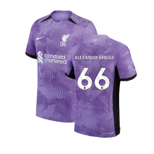 2023-2024 Liverpool Third Authentic Match Shirt (Alexander Arnold 66)  2023-2024 Liverpool Third Authentic Match Shirt (Alexander Arnold 66)