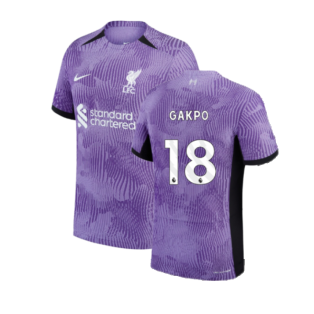 2023-2024 Liverpool Third Authentic Match Shirt (Gakpo 18)