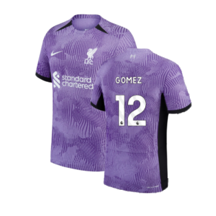 2023-2024 Liverpool Third Authentic Match Shirt (Gomez 12)