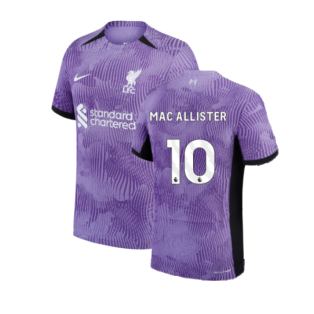 2023-2024 Liverpool Third Authentic Match Shirt (Mac Allister 10)