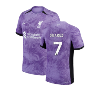 2023-2024 Liverpool Third Authentic Match Shirt (Suarez 7)